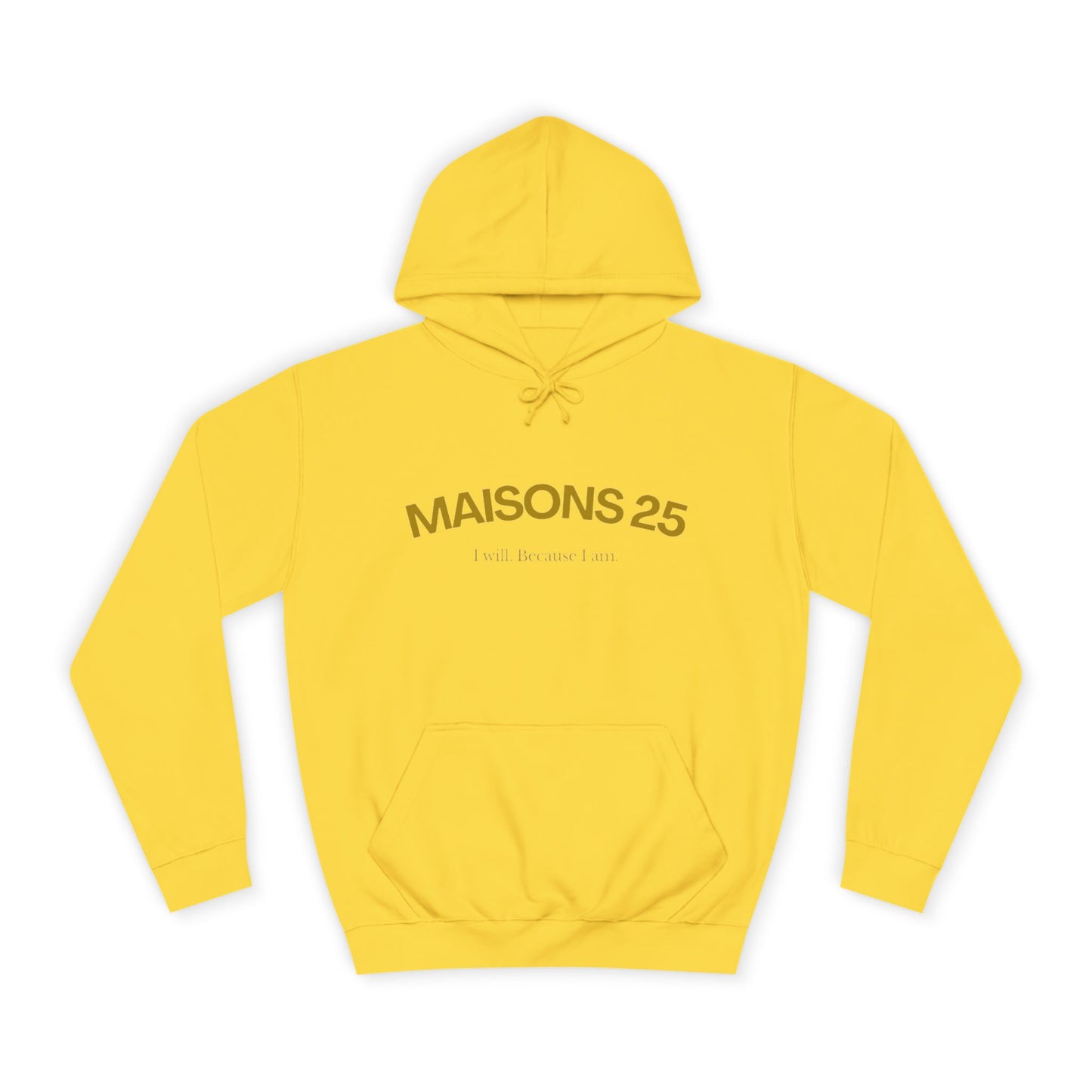 SUDADERA MAISONS 25 CON CAPUCHA - LIGHT YELLOW
