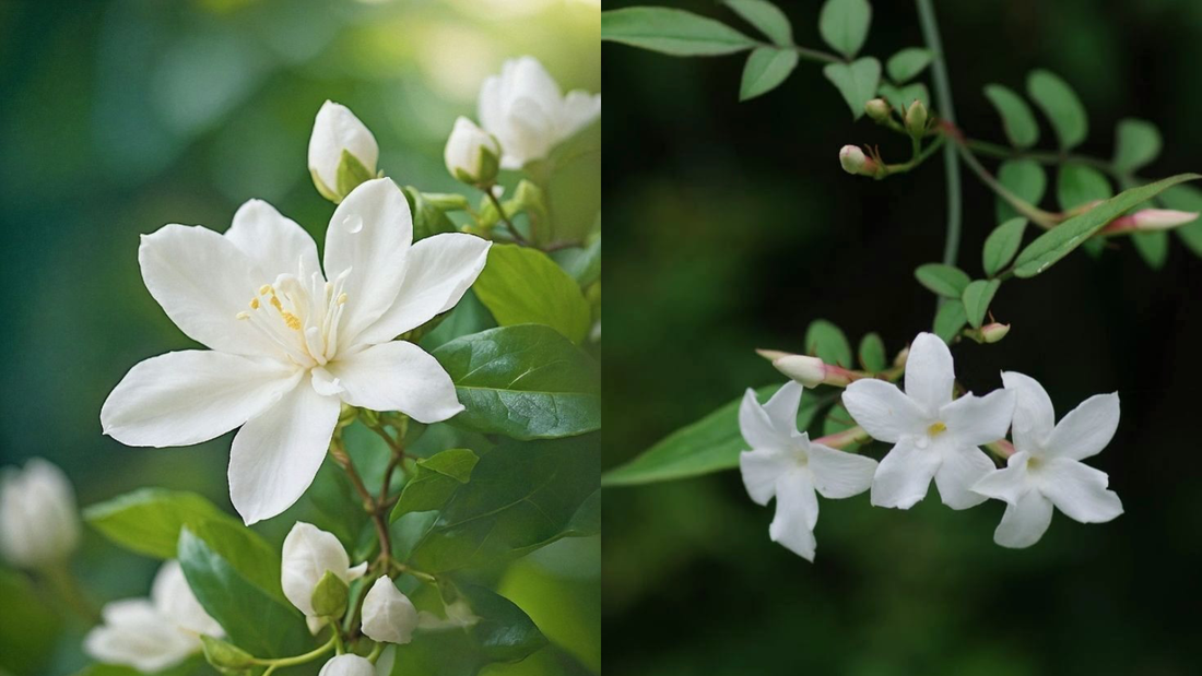 Jazmín sambac y jazmín grandiflorum diferencias