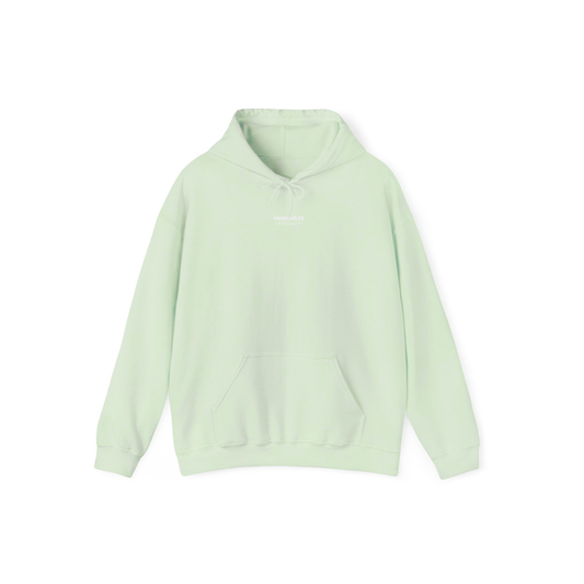 SUDADERA MAISONS 25 I WILL BECAUSE I AM - VERDE MENTA